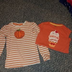Gymboree size 7 long sleeve and 6 short sleeve